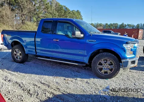 2016 Ford F150 Super Cab из США, поврежденный, VIN 1FTEX1EP5GFB07386